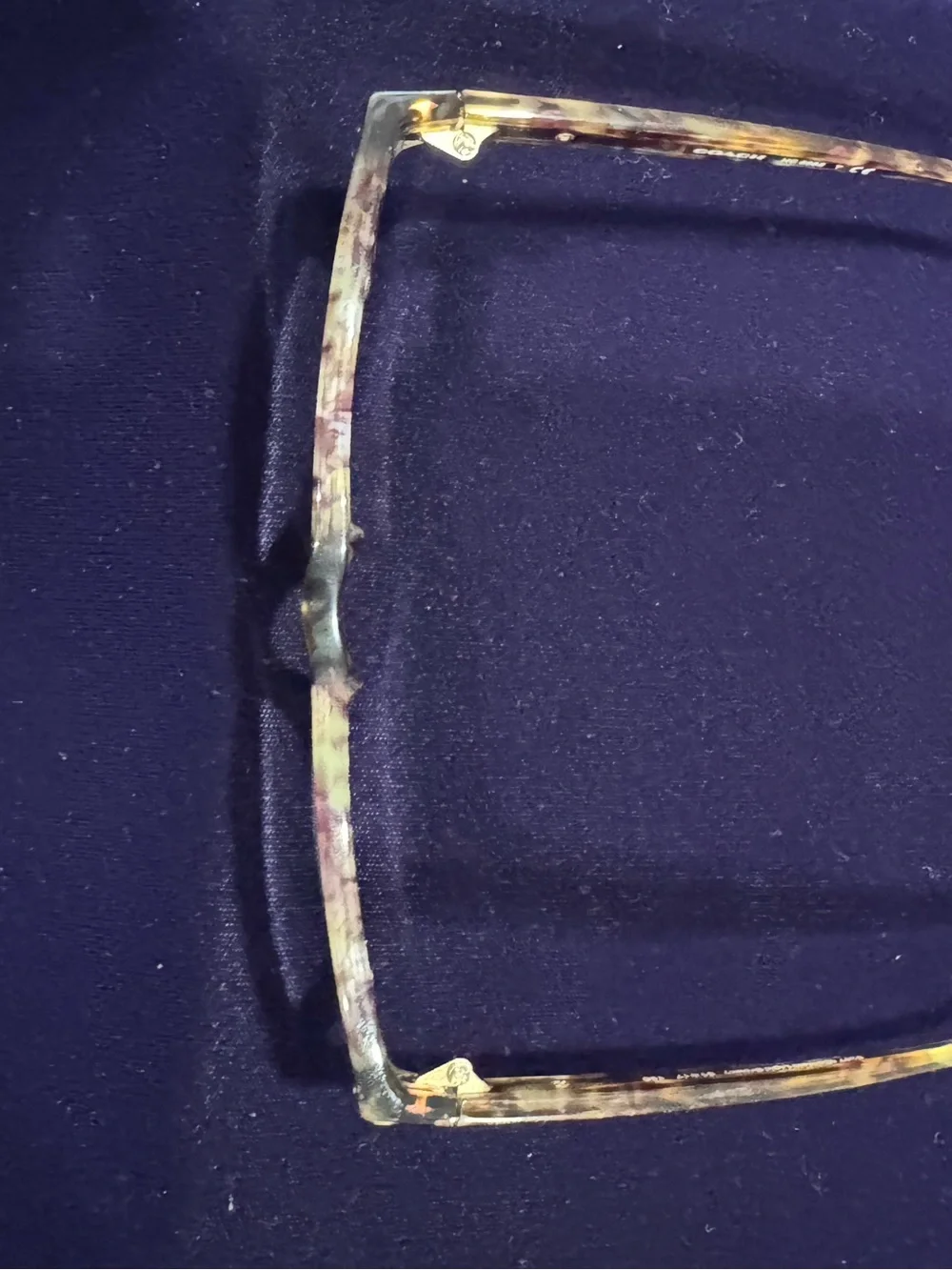 Coach Woman’s  Tortoiseshell Frame Glasses - Brown/Gold Accents